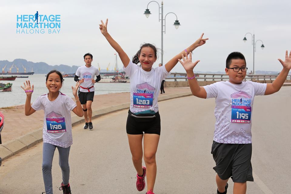 Halong Bay Heritage Marathon có 4 cự ly: 42km 21km 10km 5km