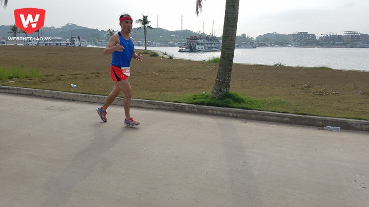 VĐV Nguyễn Việt Hùng, người từng lên podium tại giải Hoi An Marathon 2017