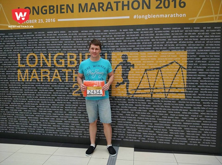 Vladislv Golubev: Đây là giải chạy thứ 2 của tôi sau giải Đà Nẵng Marathon
