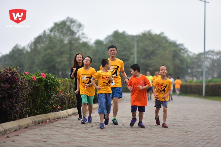 Nhiều gia đình thể thao chăm chỉ tham gia các giải chạy trên địa bàn Hà Nội. Với các gia đình, giải chạy là cơ hội rất tốt để trẻ em có cơ hội hoạt động thể chất và giao tiếp với mọi người