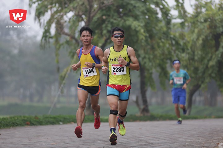 VĐV Nông Văn Chuyền (1144) nhất cự ly 10km đuổi kịp VĐV tốp dẫn đầu 21km (cự ly 10km xuất phát sau 21km 5 phút)