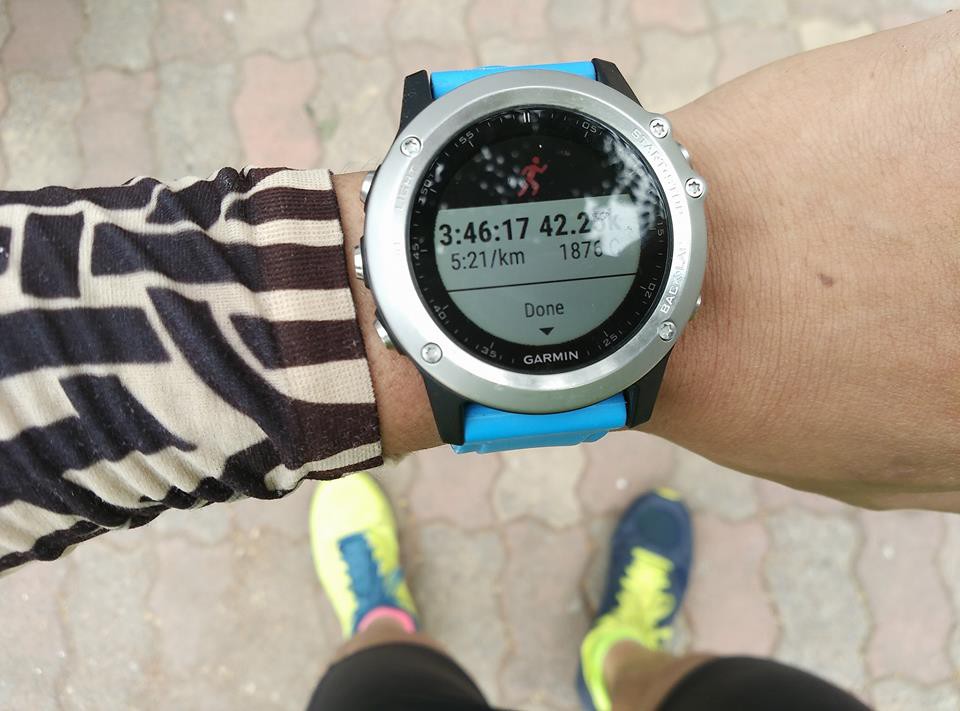 Kết quả một buổi chạy thử marathon của VĐV Nguyễn Đạt trước giải chạy 1 tháng