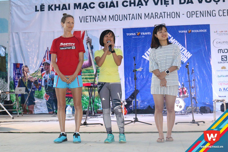 Từ trái sang phải: Kim Matthews, Nguyễn Tiểu Đường, Lê Phương Vy