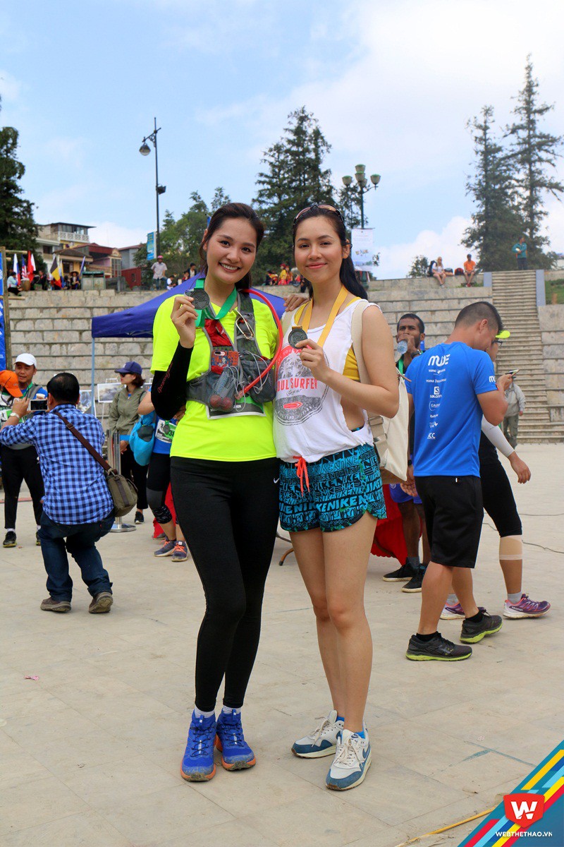 Hoa hậu Hương Giang là ''tân binh'' của VMM. Vị Đại sứ của Operation Smile này chỉ thường tập gym, chạy bộ không nhiều nên tự nhận là ''bánh bèo''