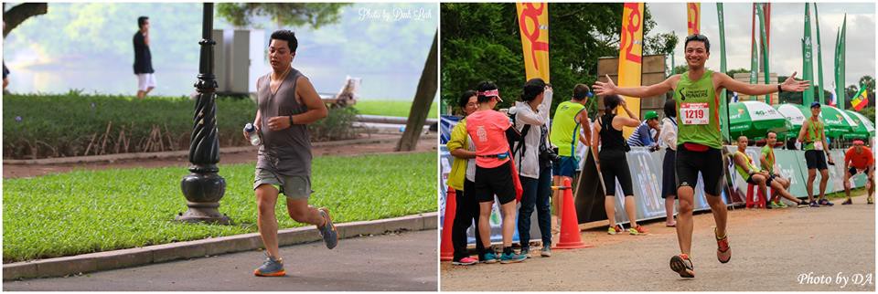 NAG Phạm Quang Linh sau một thời gian chạy bộ đã giảm được 20kg