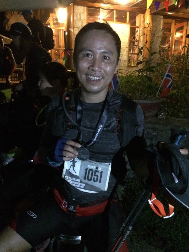 VĐV Phạm Thúc Trương Lương hoàn thành 100km sau 22 giờ 26 phút