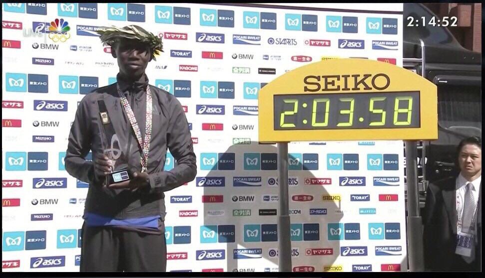 Tokyo Marathon: Wilson Kipsang trượt KLTG với ADIDAS adizero sub2