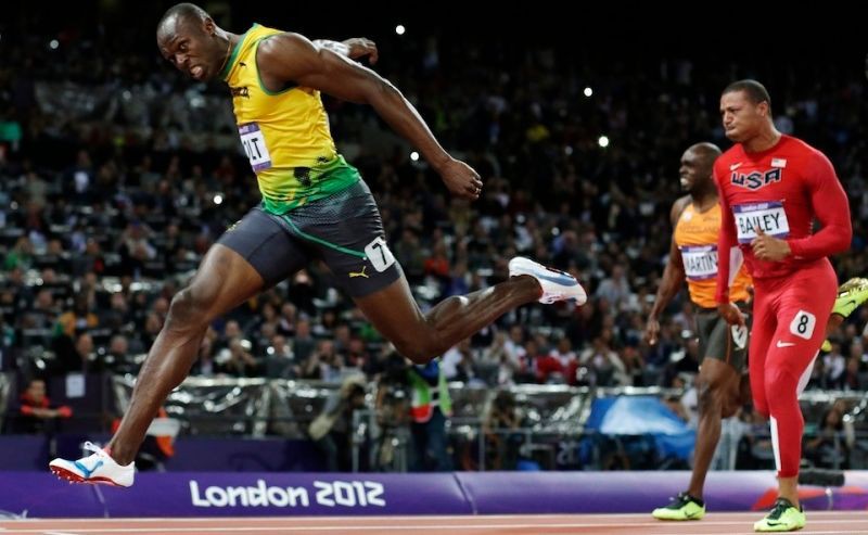 Usain Bolt có cơ đùi rất khỏe