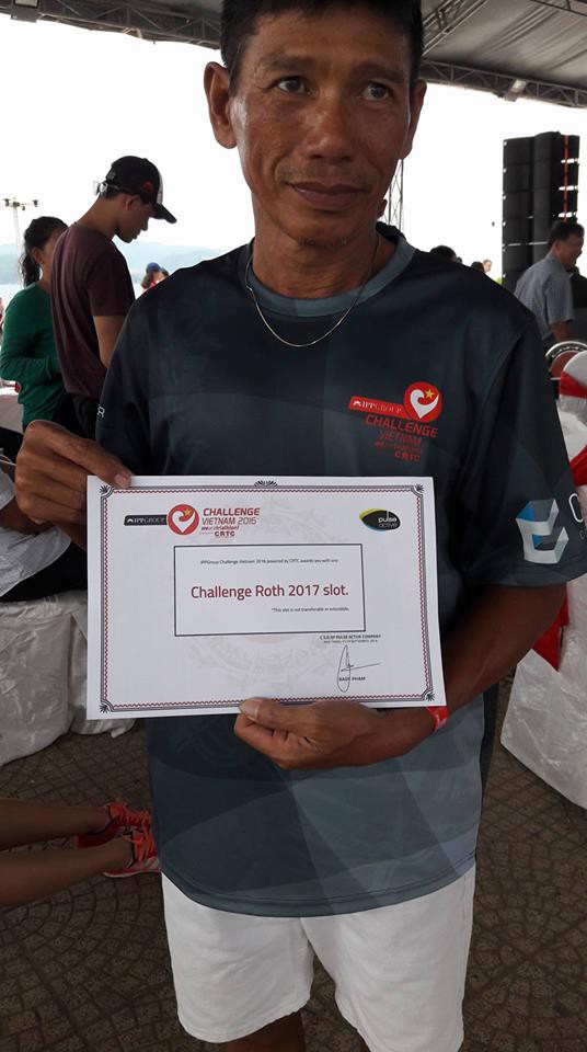 VĐV U.60 Nguyễn Văn Thu (Nha Trang), nhà vô địch người Việt tại Challenge Vietnam 2016