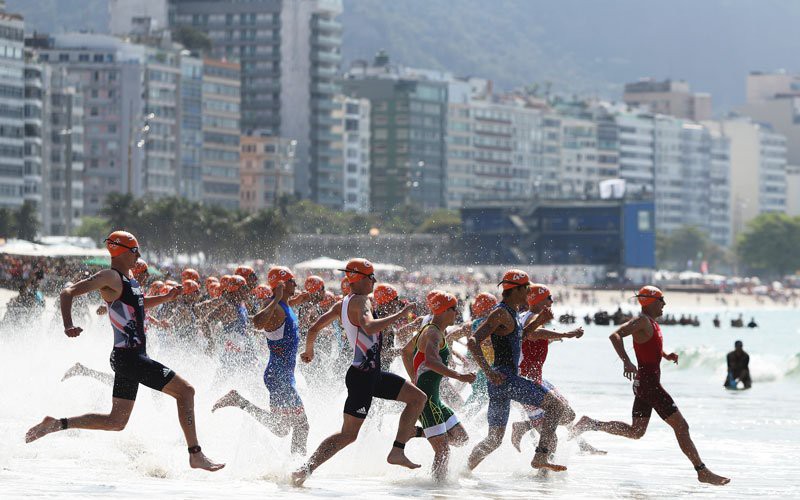 Rio 2016 là Olympic đầu tiên, môn bơi xuất phát từ biển