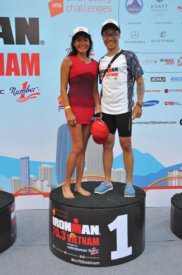 Gia Huệ và Nguyễn Phương, 2 VĐV Việt Nam xuất sắc nhất tại Ironman 70.3 Vietnam 2016