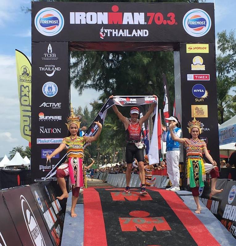 Tim Reed đã có 1 năm thi đấu chói sáng khi có chức vô địch Ironman 70.3 thứ 5 năm nay tại Thái Lan