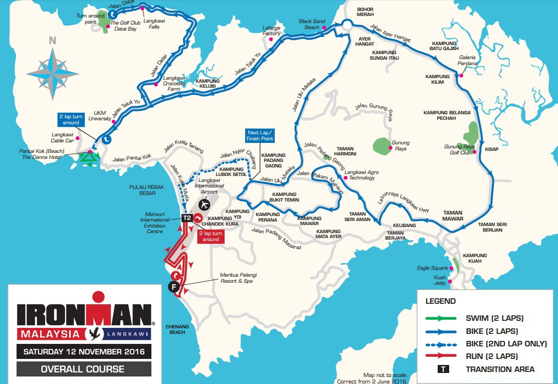 Ironman Langkawi là giải 3 môn phối hợp cự ly full 140.6 hiếm hoi ở châu Á