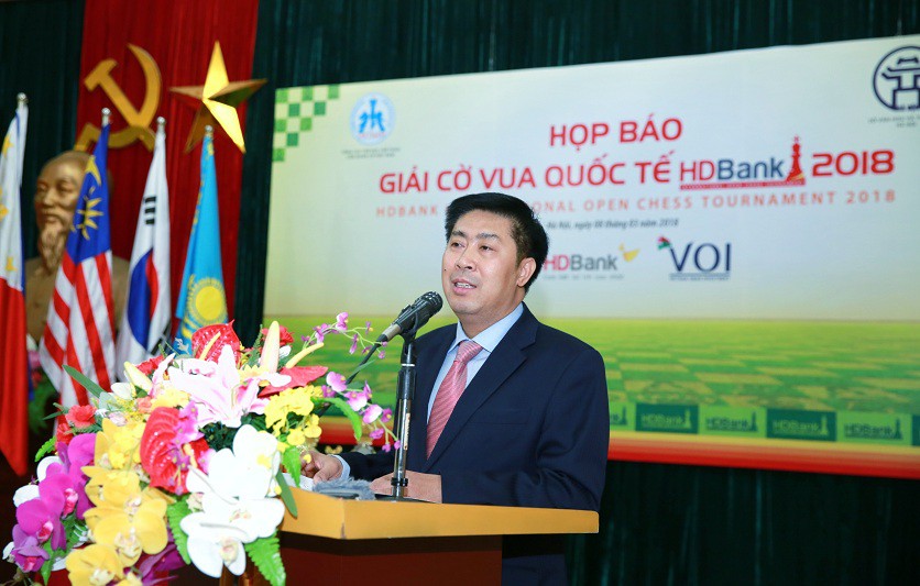 Ông Lê Thành Trung, PTGĐ HDBank, PCT Liên đoàn cờ Việt Nam