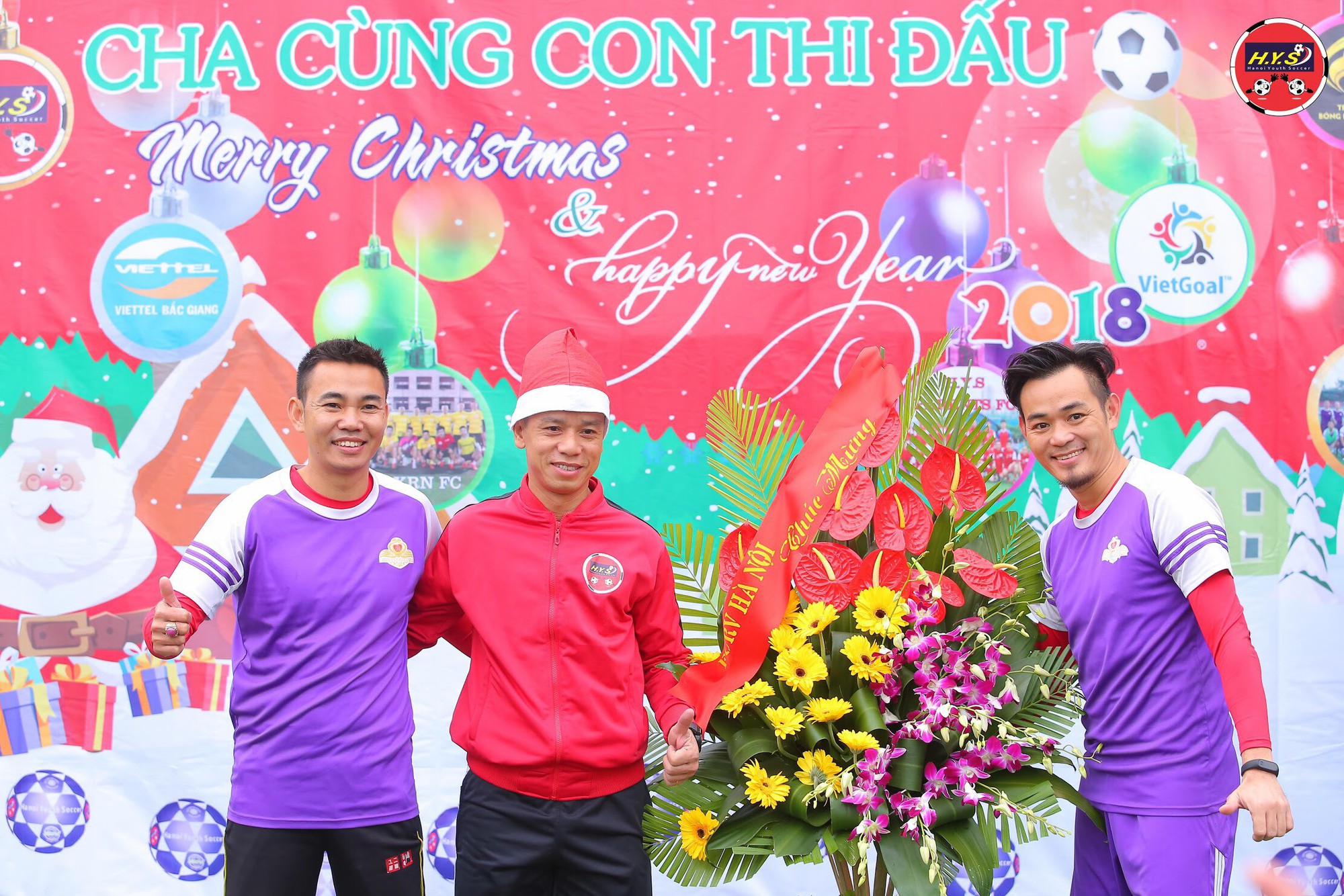 BLĐ Trung tâm H.Y.S tưng bừng tổ chức sự kiện ''CHA CÙNG CON THI ĐẤU BÓNG ĐÁ - Merry Christmas & Happy New Year 2018''