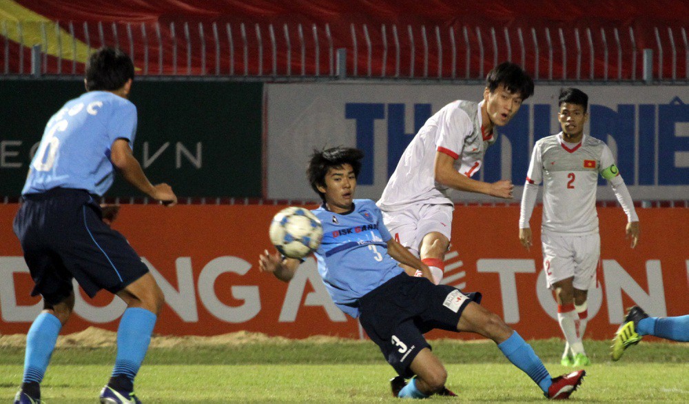 Hình ảnh U21 Việt Nam quyết giành chức vô địch U21 Quốc tế 2017.
