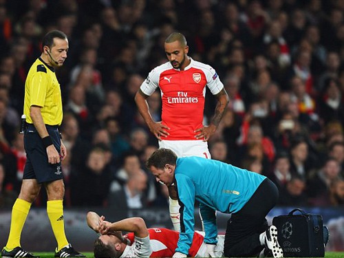 Chấn thương của Ramsey khá nghiêm trọng.