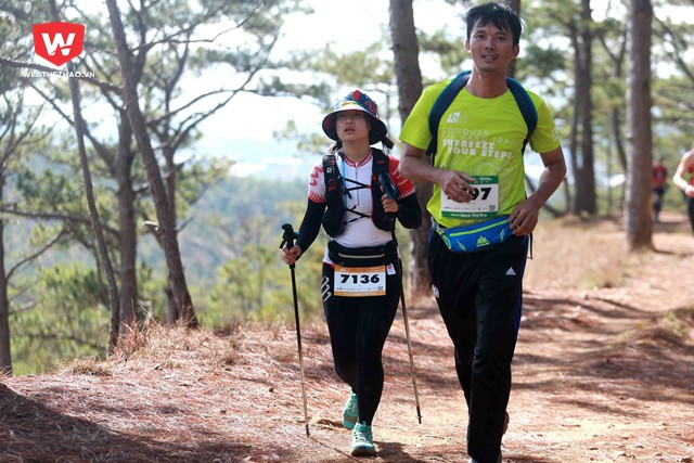 Như tại cự ly ''khổ hạnh'' nhát của DLUT 2018 là 70km thì không thiếu những ''chân chạy'' phái yếu tham dự.