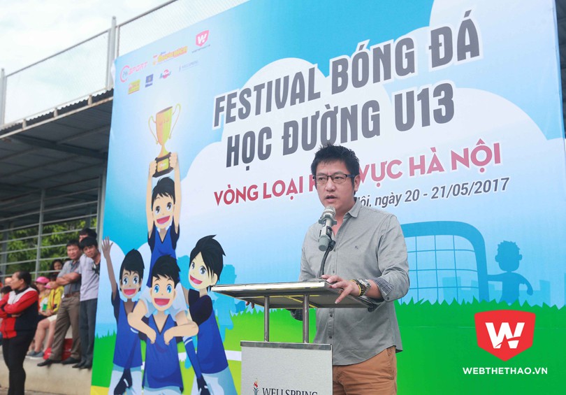 Mở đầu buổi thi đấu, ông Hoàng Hà ( phỏ trưởng BTC) đã nêu lên ý nghĩa của giải đấu nhằm tạo sân chơi lành mạnh, làm nơi nuoi dưỡng đam mê bóng đá cho các em học sinh trên khắp mọi miền Tổ quóc.