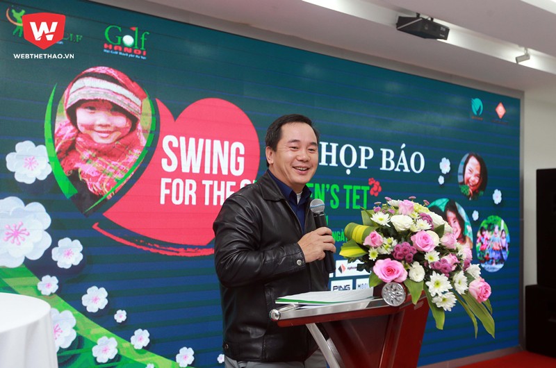 Ông Nguyễn Trung Vũ (chủ tịch tập đoàn Cen Group) công bố tài trợ 2 tỷ đồng cho giải đấu.