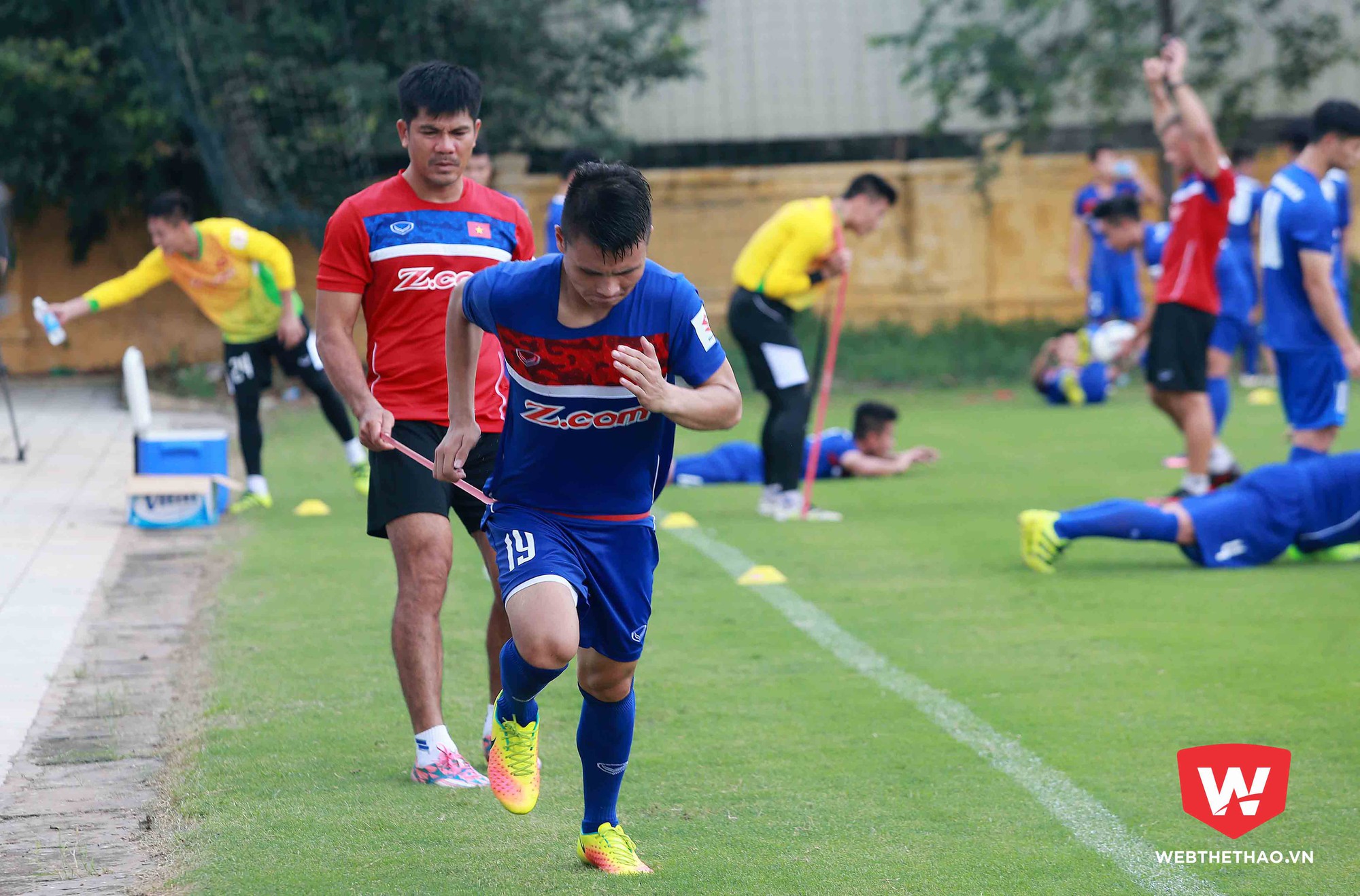 Những cầu thủ từ đội U20 Việt Nam được tập trung lần này như  Quang Hải...