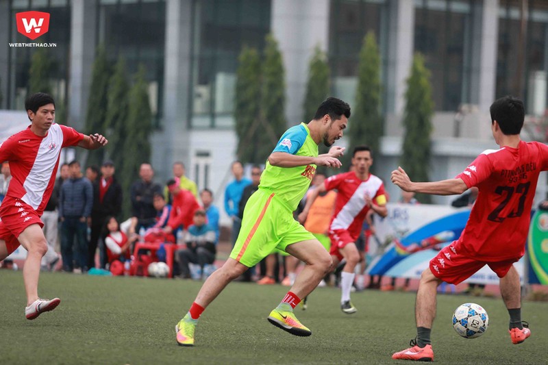 Trận BK giữa Hoàng Diệu và Trần Kiếm đã diễn ra vô cùng hấp dẫn với rất nhiều pha bóng quyết liệt đến từ hai đội.
