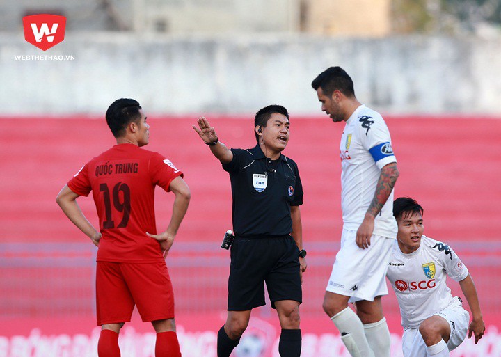 Trận đấu giữa Hải Phòng và Hà Nội FC đã diễn ra với rất nhiều pha bóng quyết liệt đến từ hai đội.