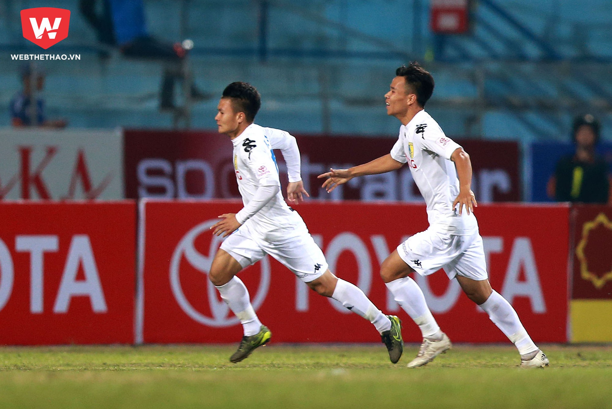 Quang Hải đang trở thành mũi nhọn nguy hiểm nhất của Hà Nội FC.