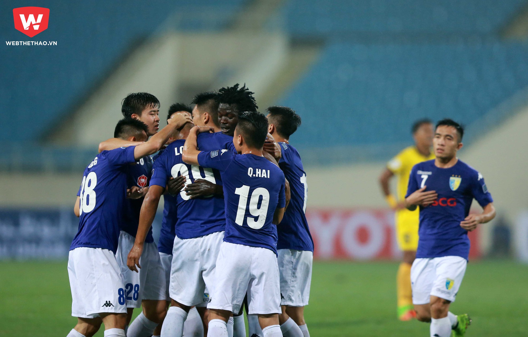 Hà Nội FC đã biết thắng sau 6 trận liên tiếp toàn hòa. Ảnh: Hải Đăng.