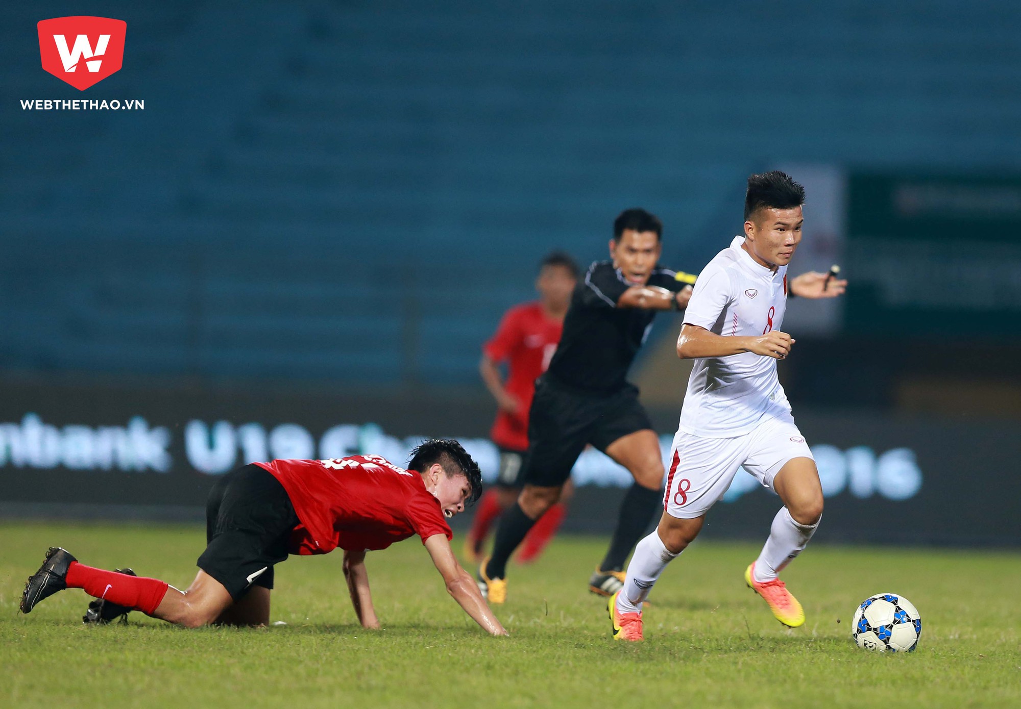 U.19 Việt Nam thi đấu không thành công tại U.19 Đông Nam Á, nhưng đã xuất sắc dành vé tham dự World Cup U.20. Ảnh: Hải Đăng.