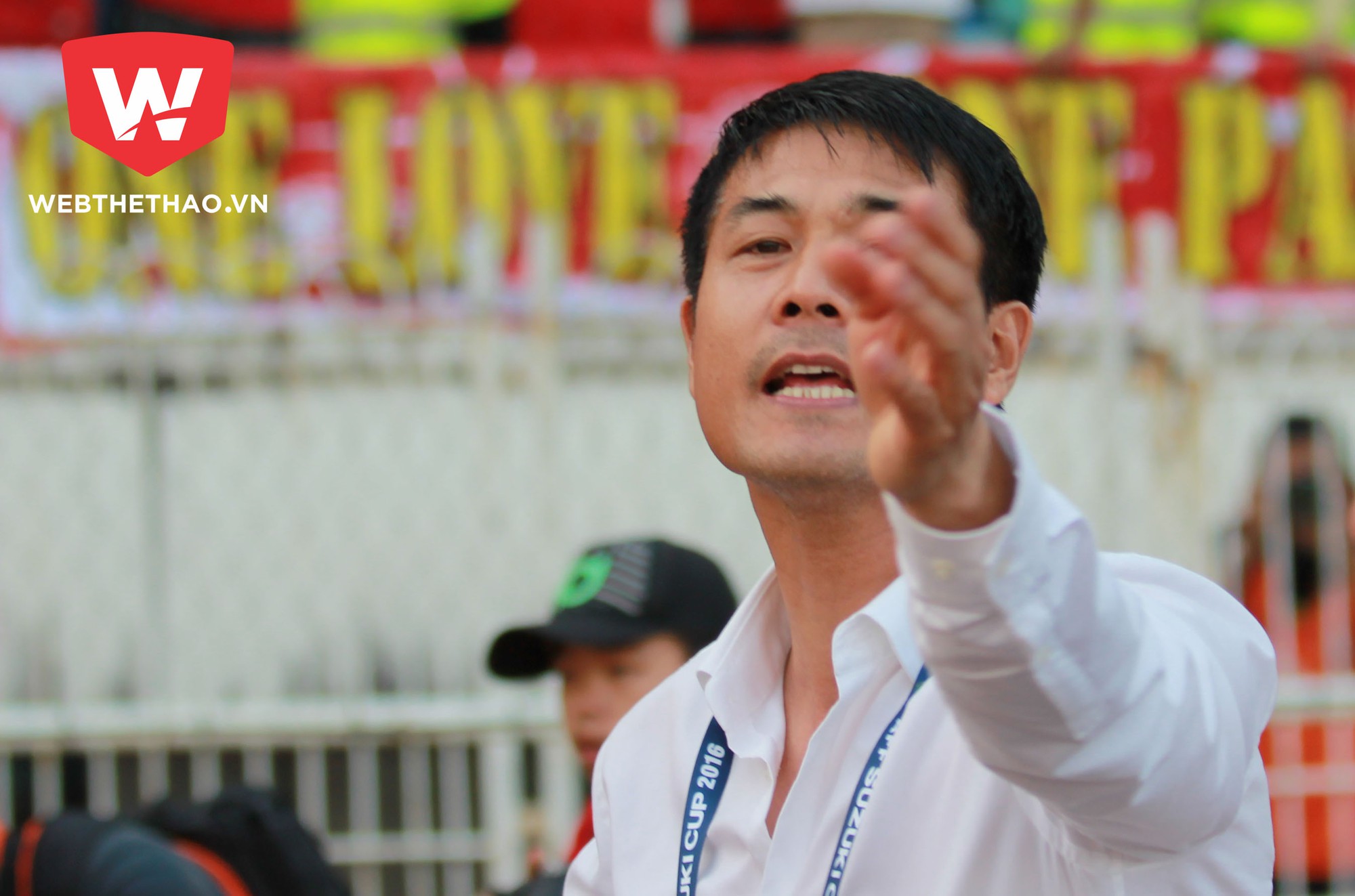 HLV Hữu Thắng cho biết ông phân khích với trận thắng của ĐTVN.