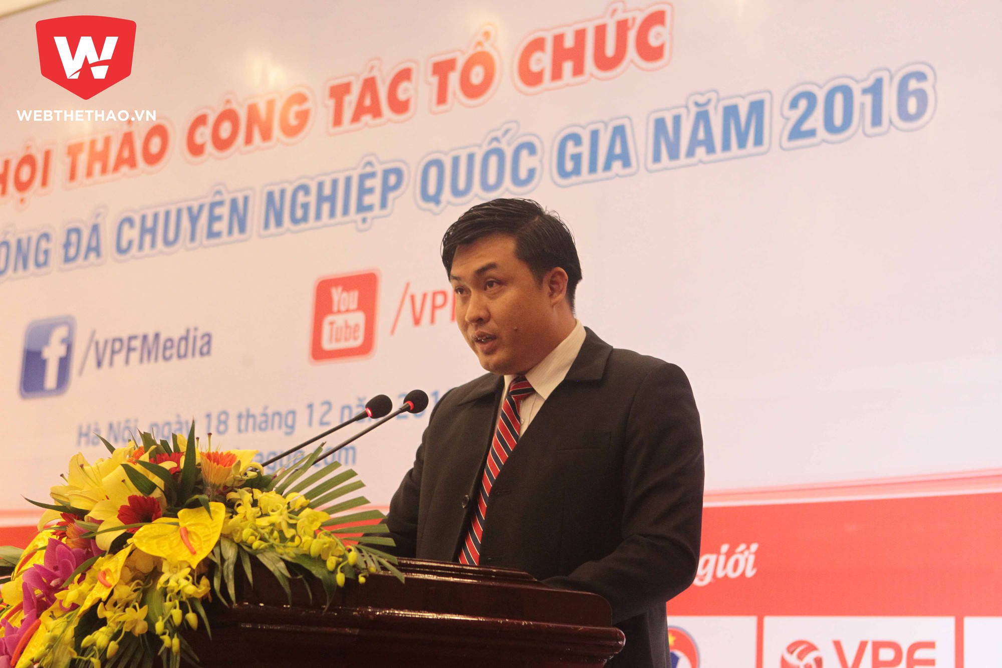 TGĐ VPF Cao Văn Chóng khẳng định BTc sẽ mạnh tay với những hành vi phi thể thao. Ảnh: Hải Đăng.