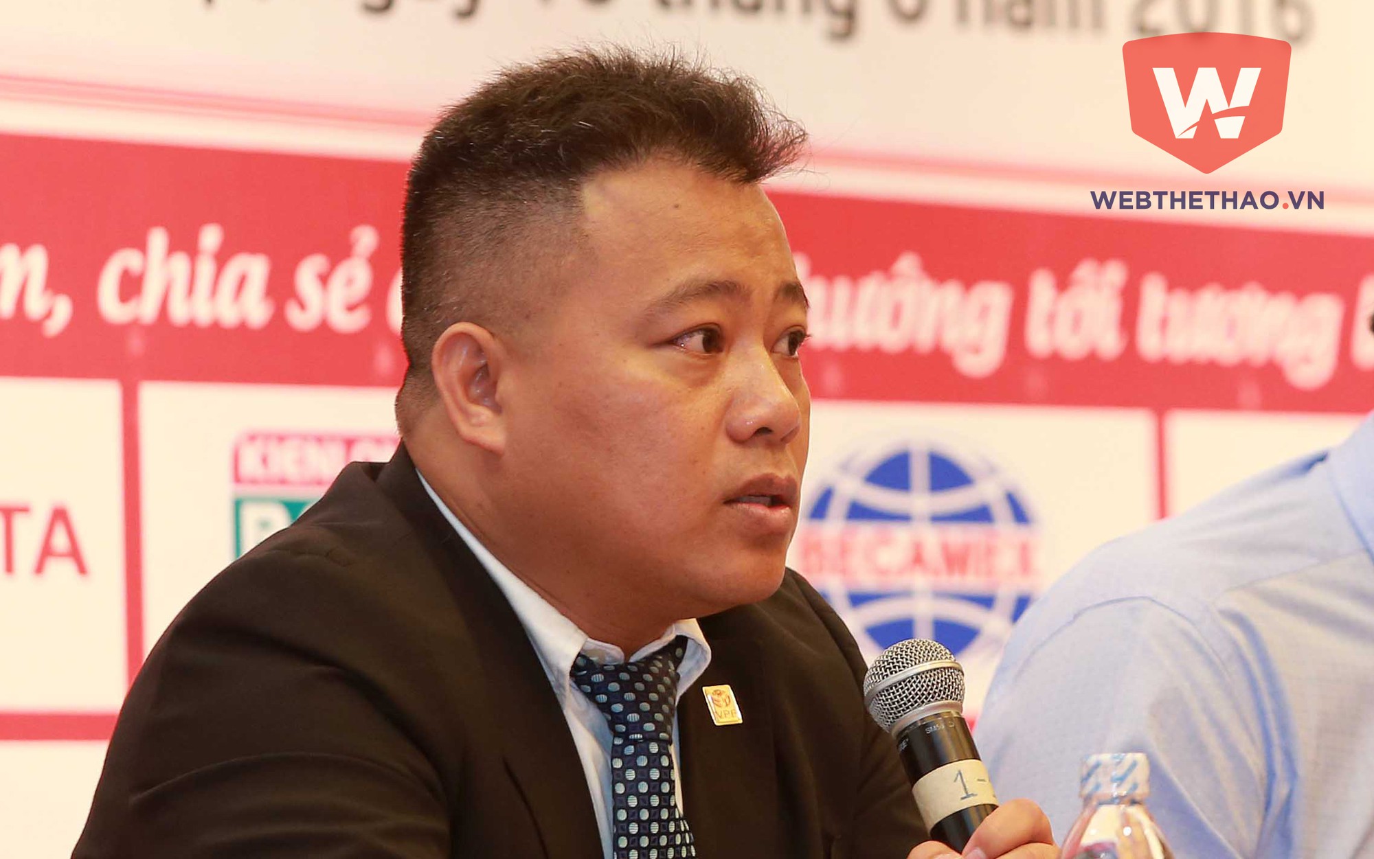 Trưởng giải Nguyễn Minh Ngọc cho biết V.League sắp tới sẽ tiếp tục có nhiều sự thay đổi. Ảnh: Hải Đăng