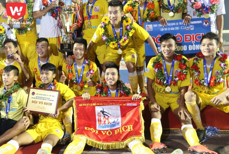 U.21 Hà Nội T&T 2 lần liên tiếp vô địch U.21 QG.