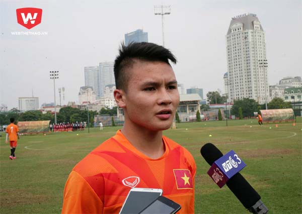 Tiền vệ Quang Hải được bầu là đội trưởng của U.19 Việt Nam tại giải sắp tới.