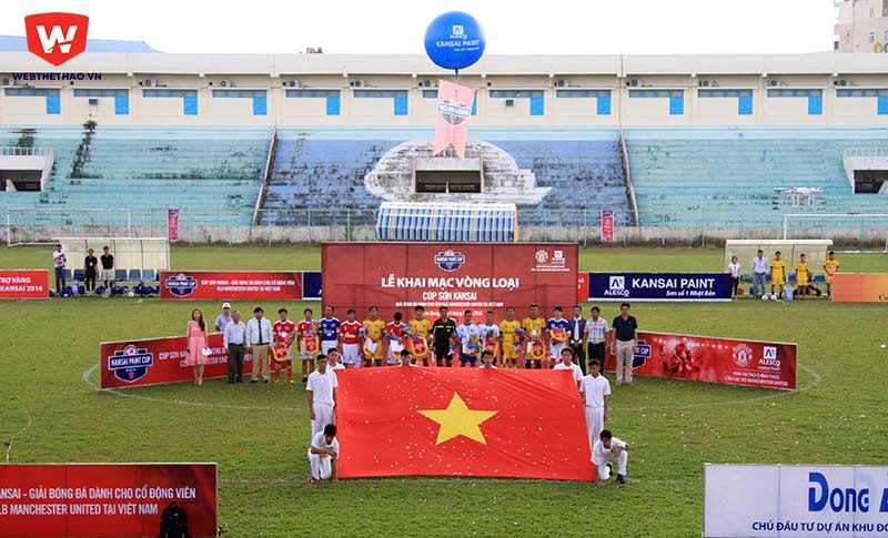 Tưng bừng khai mạc giải bóng đá Hội CĐV VN - Cúp Sơn Kansai 2016 - vòng loại khu vực An Giang.