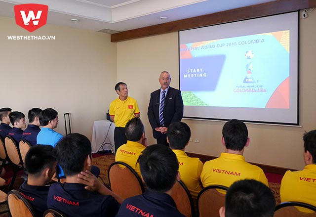 ĐT futsal Việt Nam tham dự buổi họp do FIFA tổ chức.