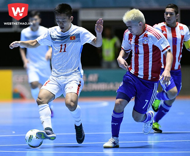 Trần Văn Vũ ghi bàn thắng danh dự cho ĐT Futsal Việt Nam trong trận này.