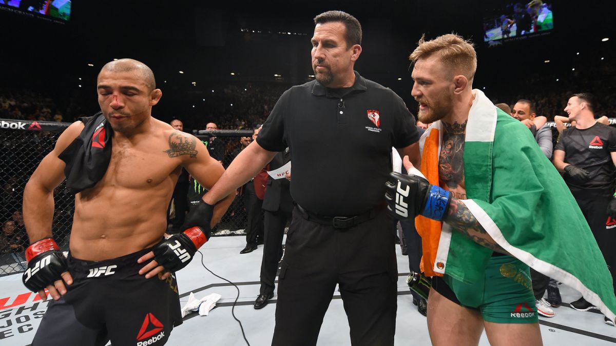 McGregor sẽ gặp lại Aldo (trái)?