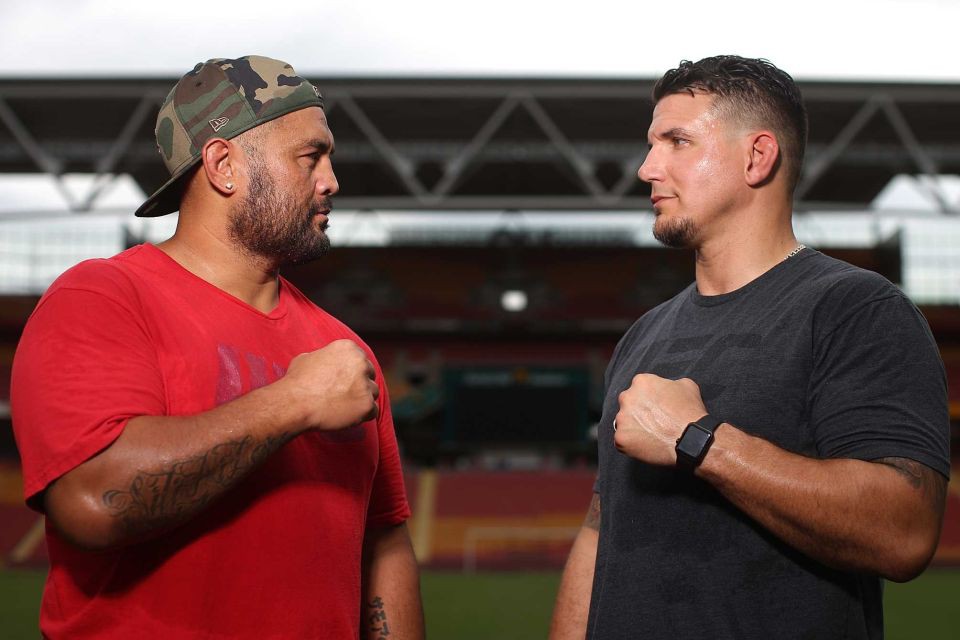 Mark Hunt và Frank Mir 