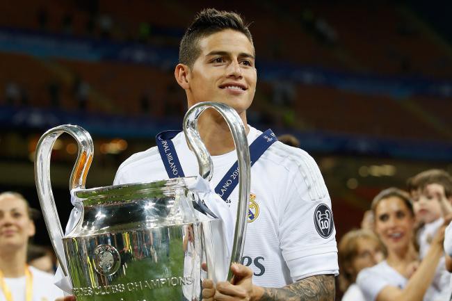 James không được ra sân một phút nào ở chung kết Champions League