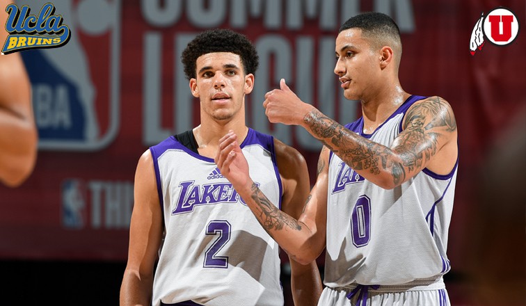 Tin NBA ngày 11/10: Lonzo Ball và Kyle Kuzma, 2 sao trẻ đã giúp thu hút thêm lượng fan Lakers tới xem thi đấu.