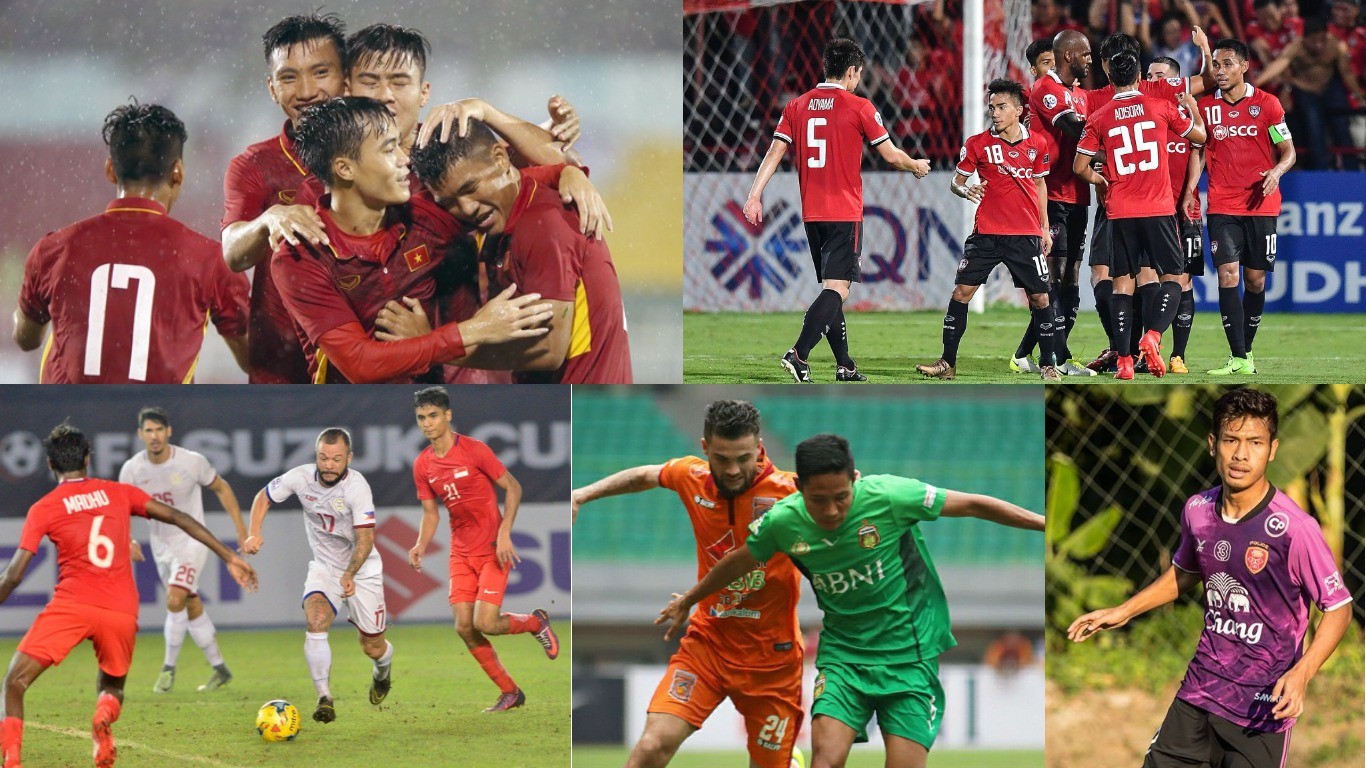 Bóng đá Đông Nam Á có một năm 2018 nhiều sự kiện. Mở đầu là việc 3 đội tuyển U23 Việt Nam, U23 Thái Lan và U23 Malaysia tham dự VCK U23 châu Á 2018. Hình ảnh: Fox Sports Asia.
