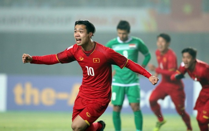 Công Phượng được đánh giá là cầu thủ có thể trạng tốt của bóng đá Việt. Hình ảnh: Anh Khoa.