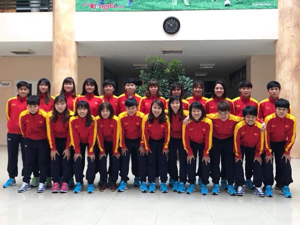 Đội tuyển nữ Việt Nam có khởi đầu không như ý tại Giải Tứ Hùng diễn ra ở Trung Quốc. Ảnh: VFF.