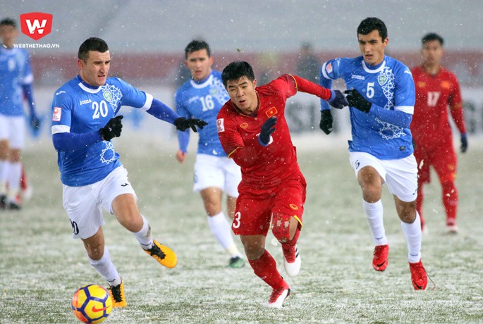 Tờ Goal phiên bản Hàn muốn các CLB nước này chuyển hướng chú ý tới các cầu thủ U23 Việt Nam. Hình ảnh: Anh Khoa.