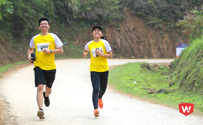 Ha Giang Marathon 2018 cũng là địa chỉ để các cặp tình nhân cùng nhau trải nghiệm, cùng chạy và cùng vượt qua giới hạn của bản thân. Hình ảnh: Trung Thu.