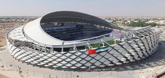 Một SVĐ hiện đại khác là Hazza bin Zayed, mở cửa từ năm 2014 với sức chứa 25,000 chỗ ngồi. SVĐ này cùng sân Mohammed bin Zayed sẽ là hai địa điểm thi đấu chính tại Asian Cup 2019.