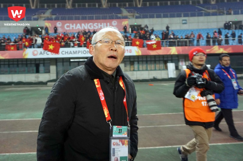 HLV Park Hang Seo là người đứng sau thành công của U23 Việt Nam tại VCK U23 châu Á 2018. Hình ảnh: Anh Khoa.