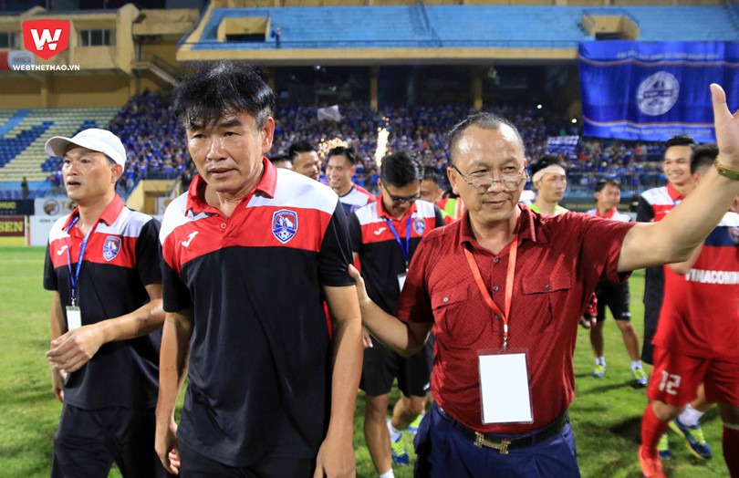 Mùa giải 2018 đánh dấu năm thứ 3 liên tiếp HLV Phan Thanh Hùng làm việc cho Than Quảng Ninh. Hình ảnh: Tuấn Tú.